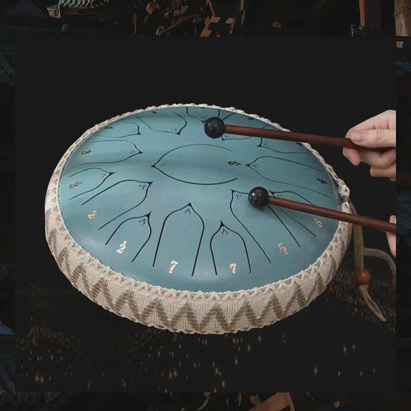 热销13寸15音国风打击乐器花鼓钢舌鼓空灵鼓击打型乐器儿童益智莲