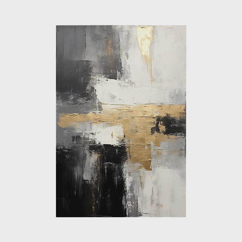 现代简约风客厅背景墙装饰画高级感轻奢餐厅玄关走廊挂画手绘油画,家居饰品,现代装饰画,淘宝优惠券,粉丝福利购,淘宝优惠卷