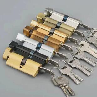 室内房门锁芯小70通用型卧室房门锁锁芯家用锁芯板手锁钥匙锁