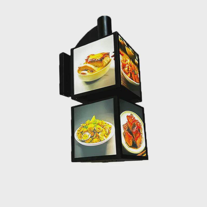 店铺门面挂墙旋转展示餐饮菜品灯箱发光菜单广告牌多层门头招牌,文具电教/文化用品/商务用品,标志牌/提示牌/付款码,淘宝优惠券,粉丝福利购,淘宝优惠卷