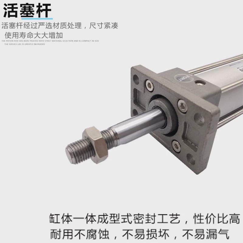 适用SMC型MBF32/40/50/63/80/100/25/MDBF25-50Z前面装法兰板标准