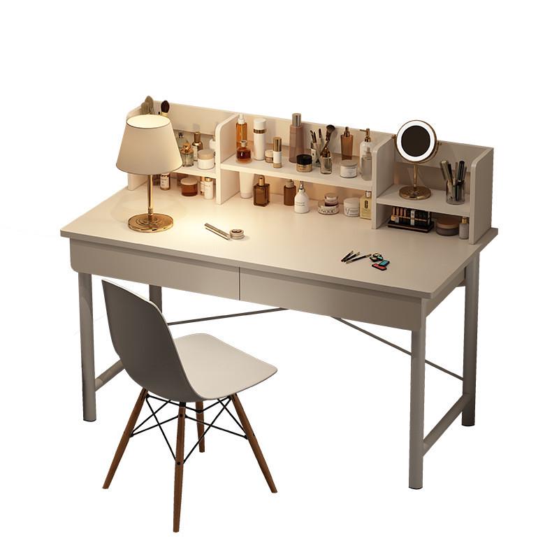 梳妆台简约现代卧室化妆桌出租屋收纳柜小家具书桌电脑桌改造新品