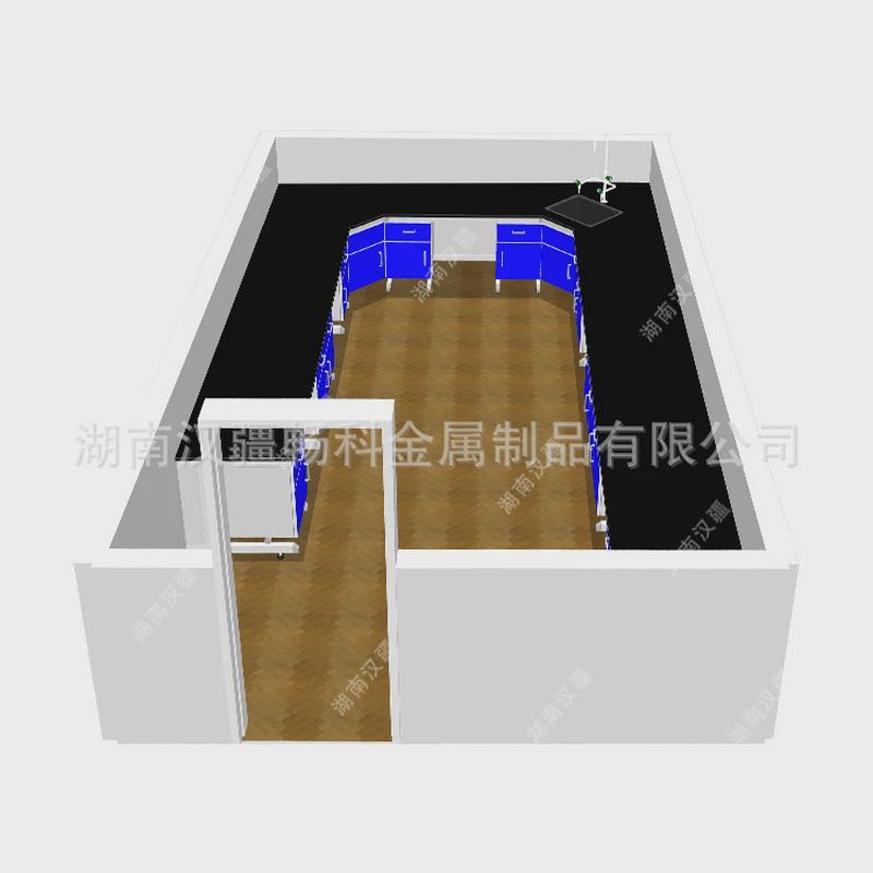 可以厂家湖南钢木试验台学校医院全钢通风柜实验台包安装