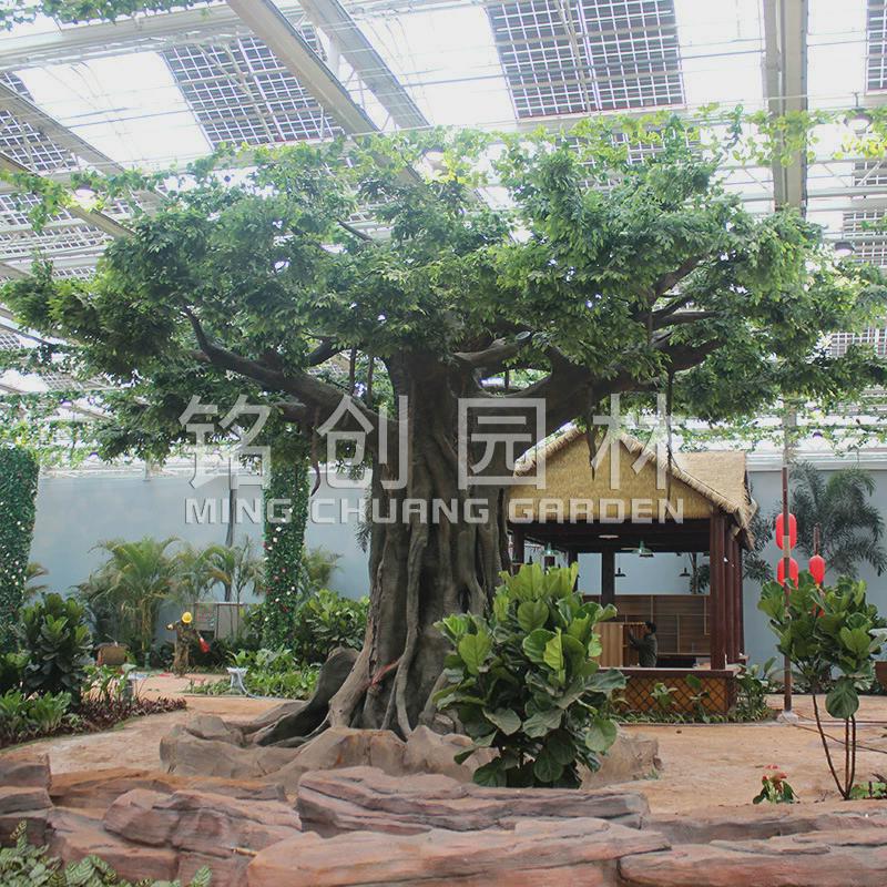 厂家直销景观假树大型室内仿真榕树树装饰用高端仿真大榕树