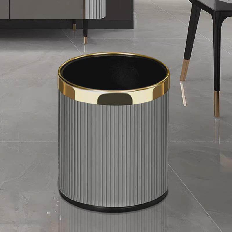 垃圾桶家用客厅轻奢高档现代简约厨房卧室卫生间值大号高颜办公室
