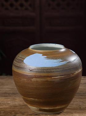 美式简约田园陶瓷花瓶复古中式禅意插花水培花器酒店民宿装饰摆件