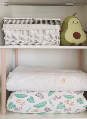 9WOR衣柜内分层收纳架子柜子隔层置物架实木隔板免打孔加高木质客