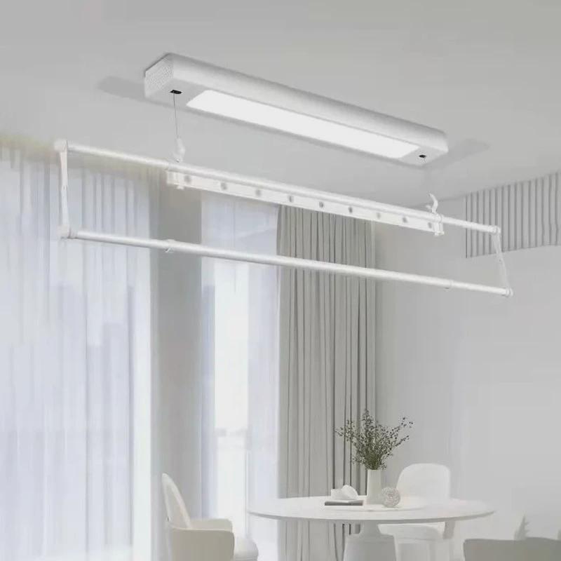 22001-电动升降晾衣架机阳台遥控单杆智能晾衣架单杆小阳台晾衣机