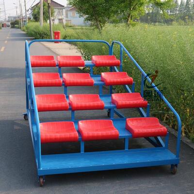 厂家供应田径座位台移动式终点裁判台12计时裁判员看台记录台