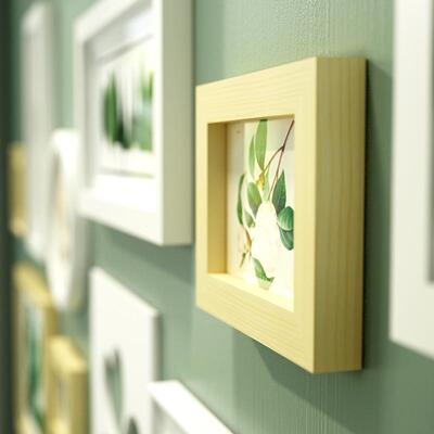 包邮创意金零点9304】罗朗乌多实木相框【照片墙/相框墙