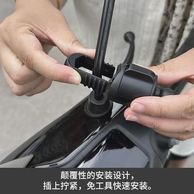 适用于九号9号电动车手机支架F90M全系M95C电瓶车E后视镜导航专用