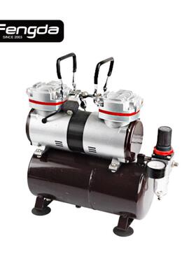 活塞式空压机as-196泵移动工作无油空气压缩可空压机