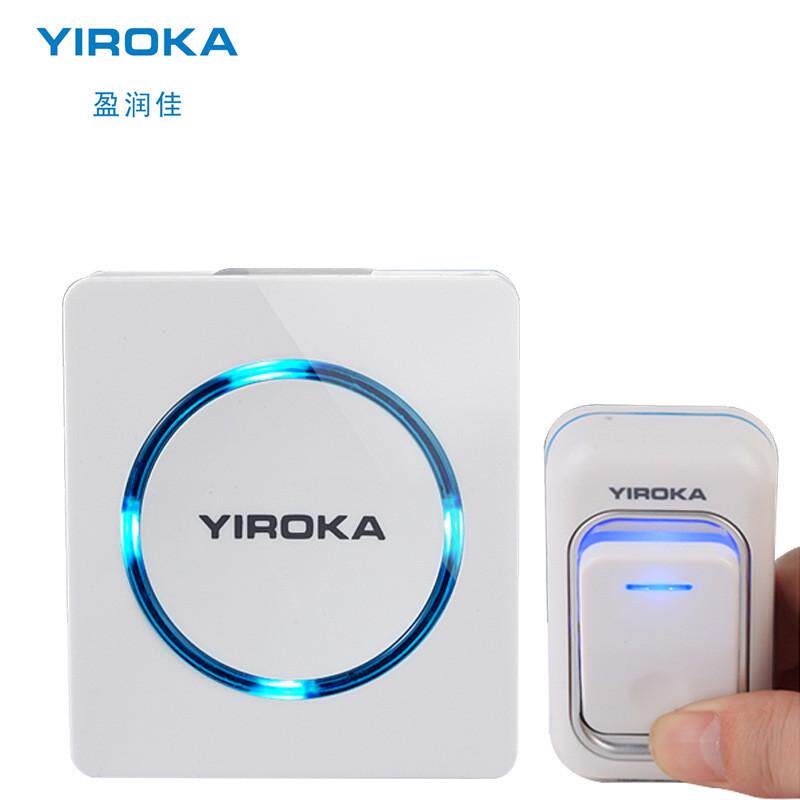 yiroka盈润佳a-289防水家用遥控门铃一拖一交流无线门铃远距离
