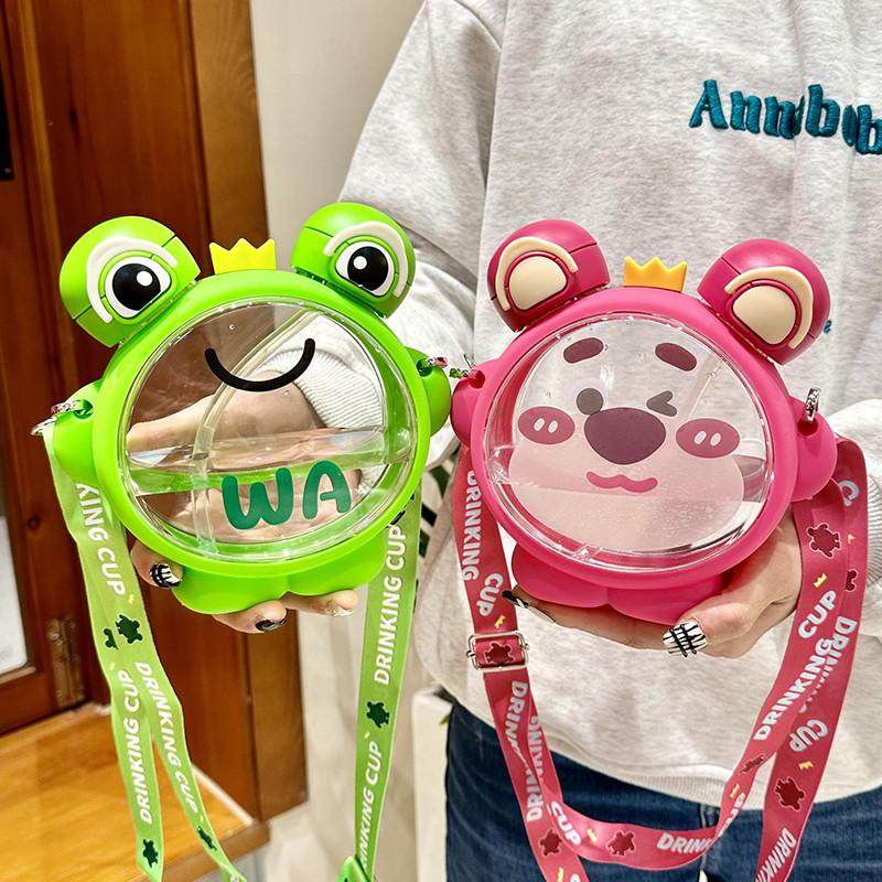儿童水杯女生可爱便携大肚水壶夏季学生上学专用男孩吸管塑料杯子,餐饮具,吸管杯,淘宝优惠券,粉丝福利购,淘宝优惠卷