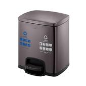 不锈钢15l20脚踏垃圾桶干湿垃圾分类升单位酒店办公室家用厨房商