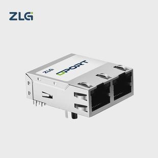 DPort ZLG致远电子 以太网模块 集成式 ECT EtherCAT从站开发模块