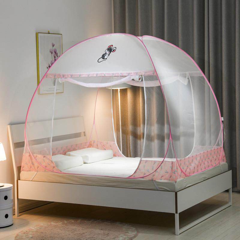 新款钢丝蚊帐蒙古包u型拉链双开门回式坐床底家用单人床1.2米1.8m,床上用品,蚊帐,淘宝优惠券,粉丝福利购,淘宝优惠卷