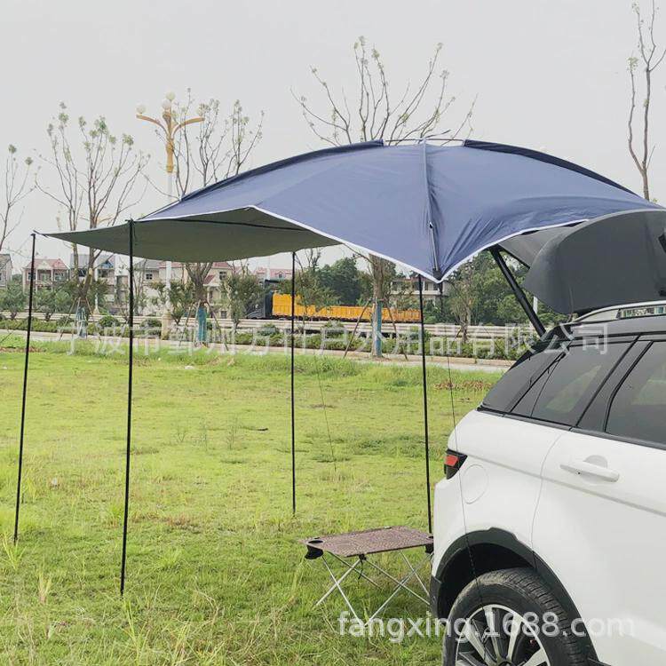 户外防雨防晒牛津布天幕车子露营车尾帐篷户外侧边帐篷