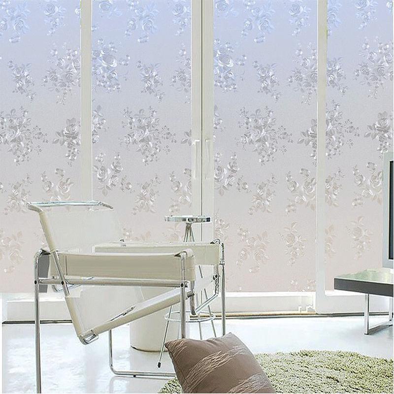 窗户玻璃贴纸磨砂玻璃纸浴室厕所防透玻璃膜卫生间家用透光不透明