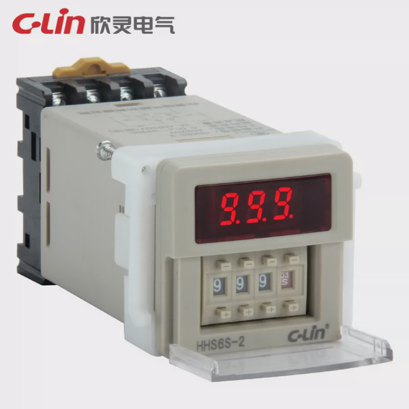 欣灵牌数显时间继电器HHS6S-2 JSS20-48AMS AC220V DC24V延时器