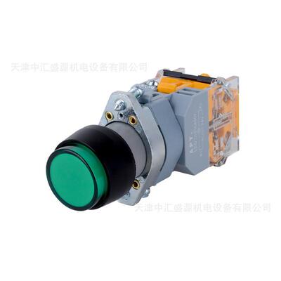 apt/上海高位工la39-a1-11d/g23-h二带灯绿色按钮凸头1开1闭