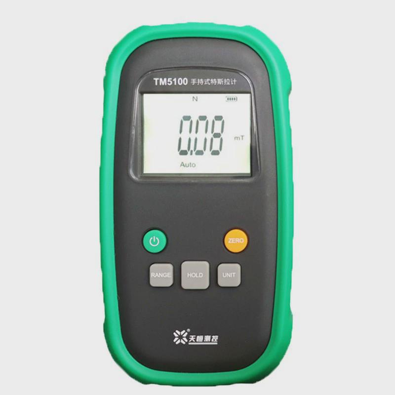天恒测控tm5100手持式高斯计计磁铁磁力剩磁仪数字毫特斯拉高精度