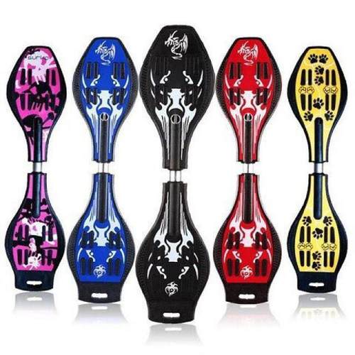 热销y6v游龙二两蛇板儿童板轮滑板车青少年成年摇摆滑板初学者专