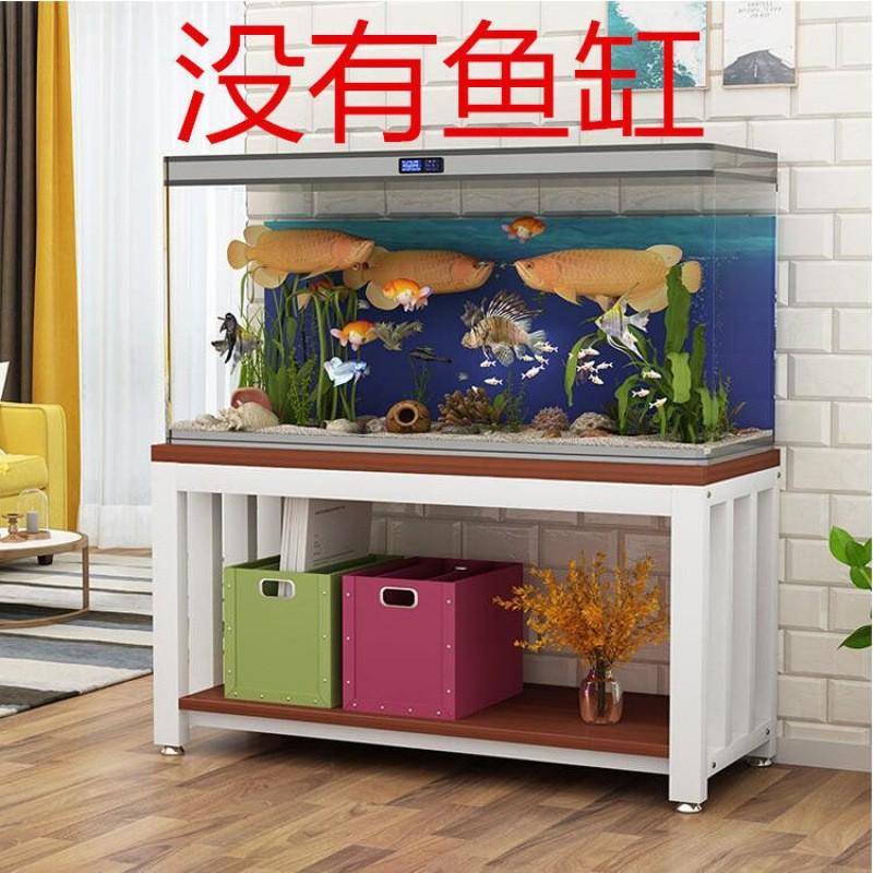 鱼缸柜简易底柜底座小型客厅放鱼缸的架子钢木防水家用鱼缸架