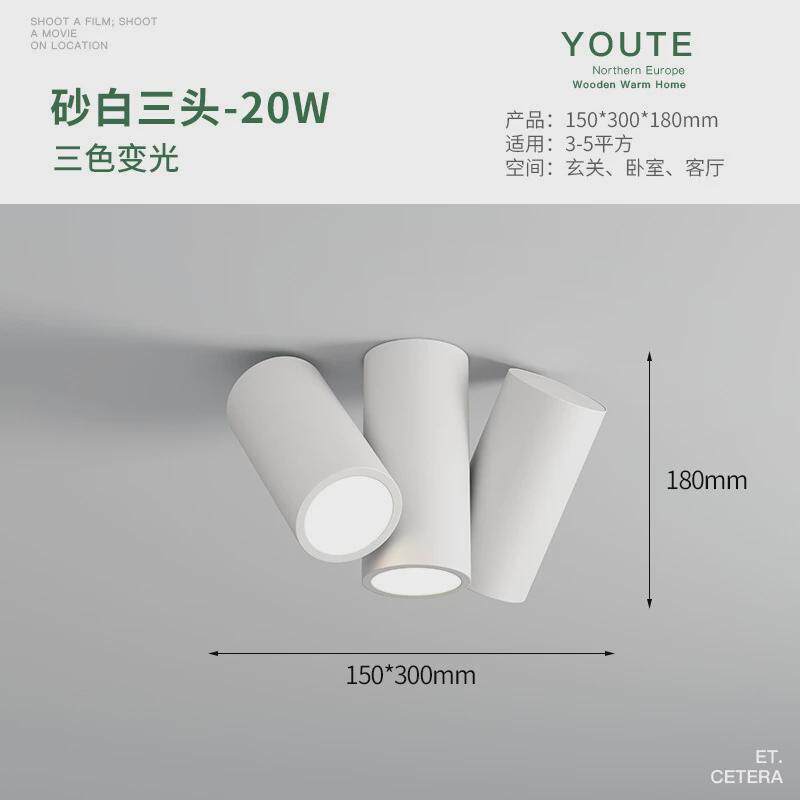 简约现代过道灯走廊灯2024年新款led吸顶灯网红衣帽间入户玄关灯