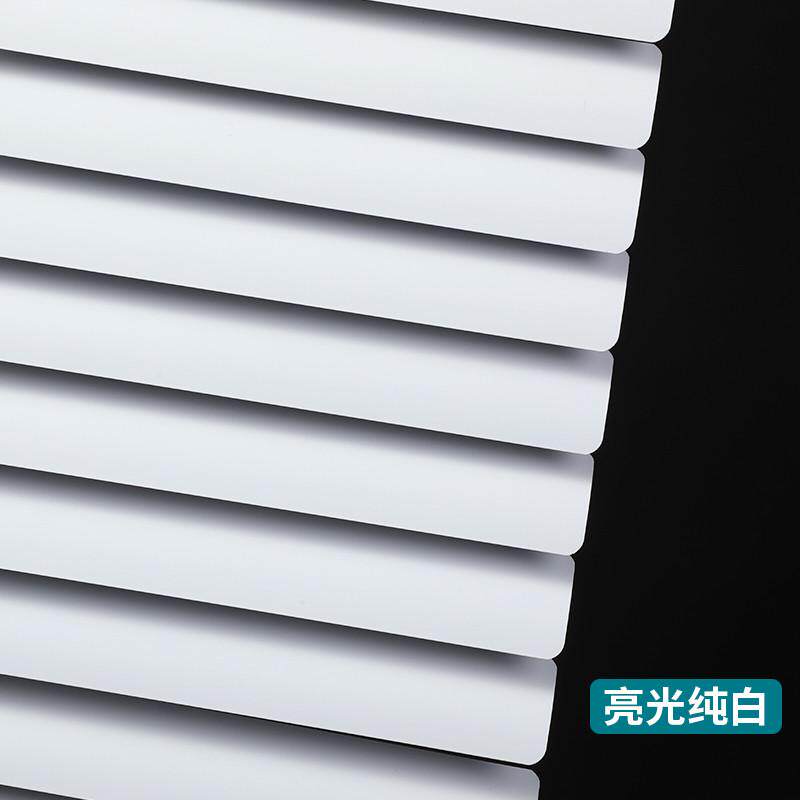 4r9z暖润免打孔铝百叶窗帘办公家用浴室卫生间厨房客厅飘窗内遮光