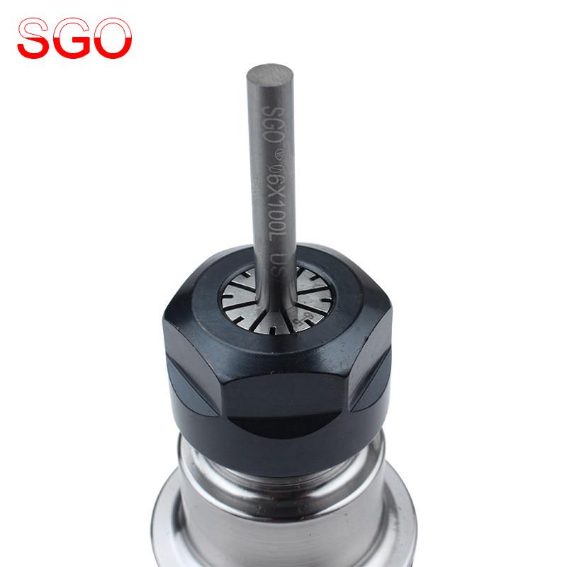 台湾sgo高精度弹性筒夹电脑锣雕刻机咀铣床索夹头cnc索咀er32