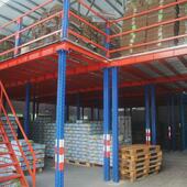 合抱阁楼货架工厂高位置物架重型板材货架二层货架板材阁楼式 仓储