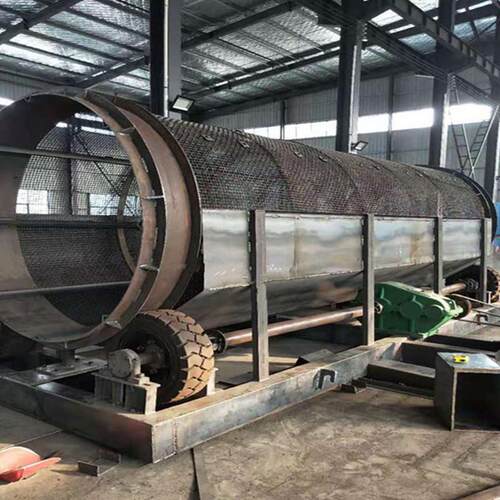 大型滚筒筛选机不锈钢筛石机牛羊用无轴筛草机全自动矿产筛沙土机