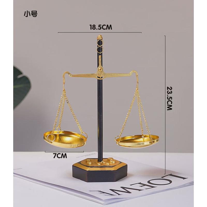工艺品天平摆件天秤老式道具怀旧装饰品物件摆设天称软装复古模型