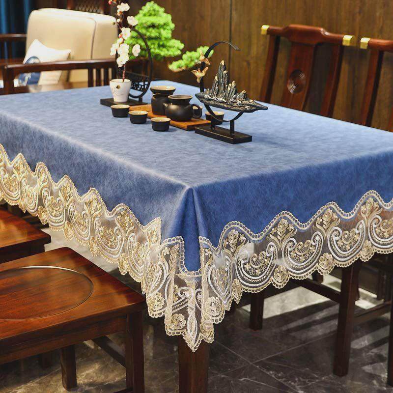 热销gz6m桌布餐桌布防水防油免洗布座防烫现代简约轻奢长方形家用