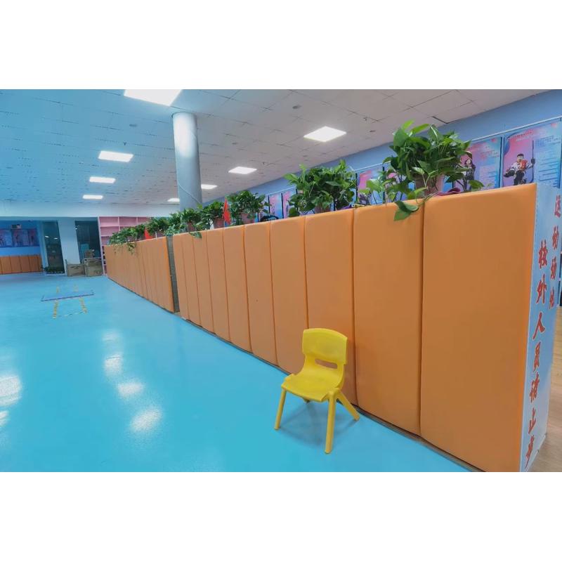 73N篮球馆墙面软包幼儿园防撞软包墙壁软包篮球场体育馆软包