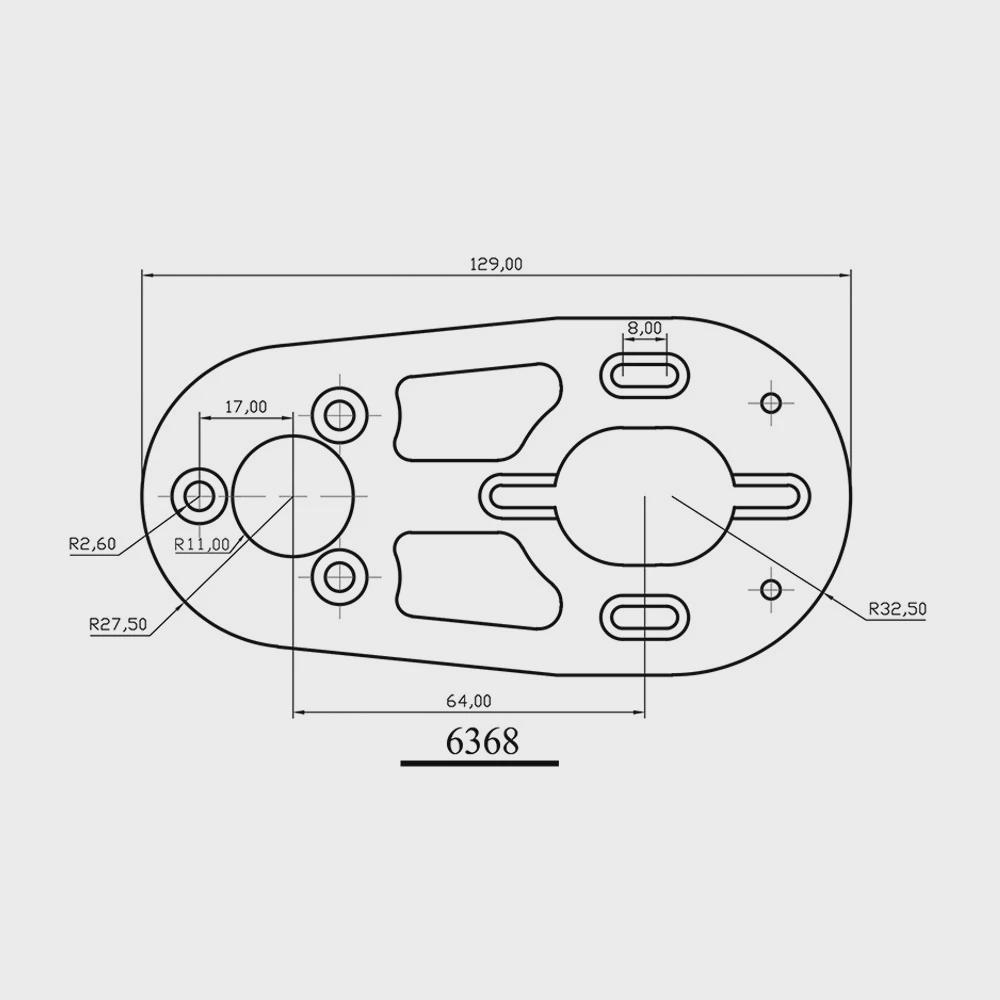 12英寸9.25寸桥架电动滑板13.78英寸esk8铝合金前后长板支架