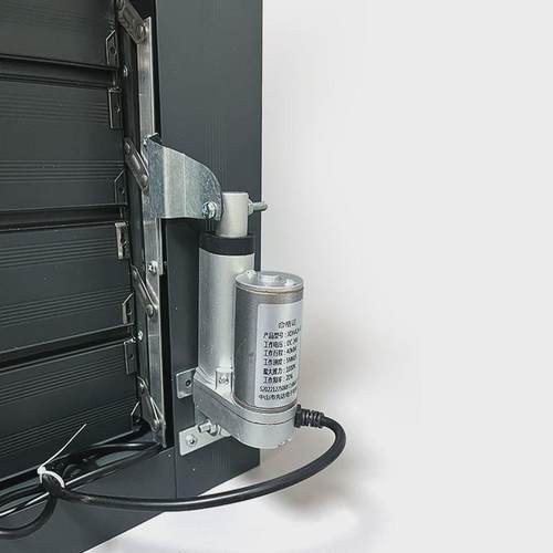 铝合金电动百叶窗通风口可调节手动活动外墙防雨联动开关百叶风口