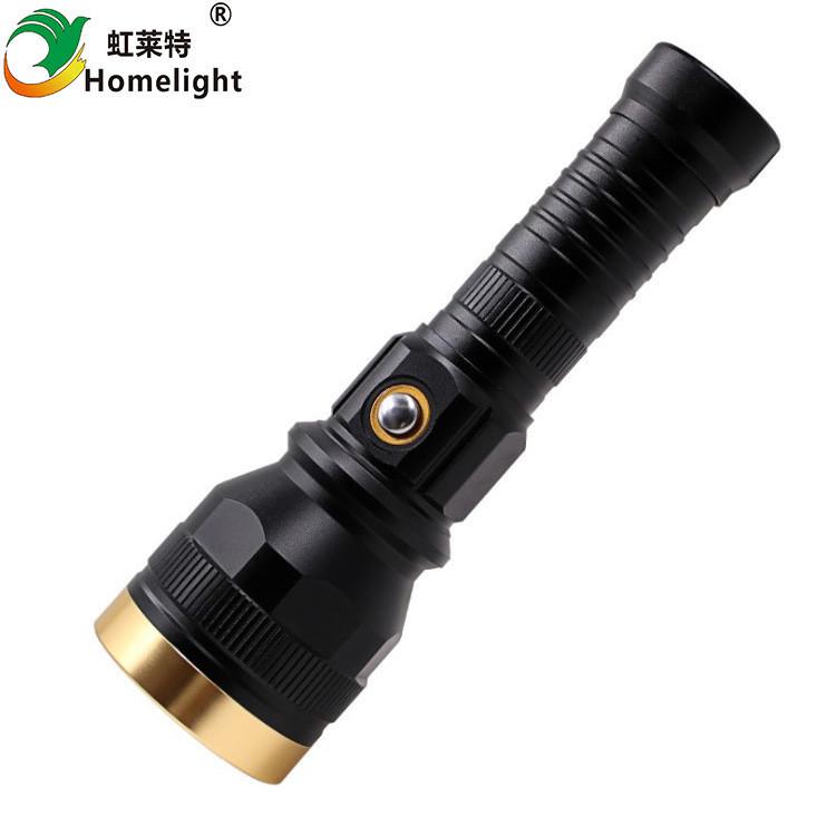 新款T6强光26650大功率定焦远射铝合金手电筒LED户外探照探洞灯