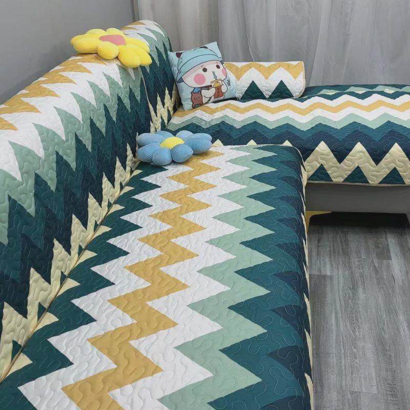 沙发垫套装全套组合型全套一整套无沙发垫一整套沙发套贵妃