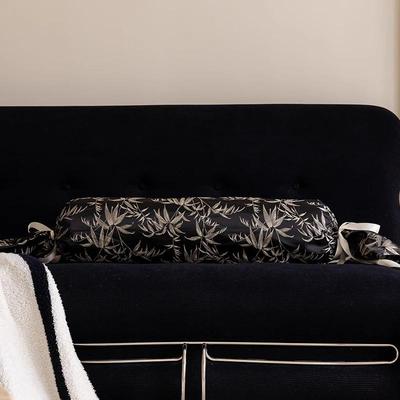 新中式圆柱形抱枕客厅沙发中国风靠垫室内装饰摆件轻奢高级感靠枕