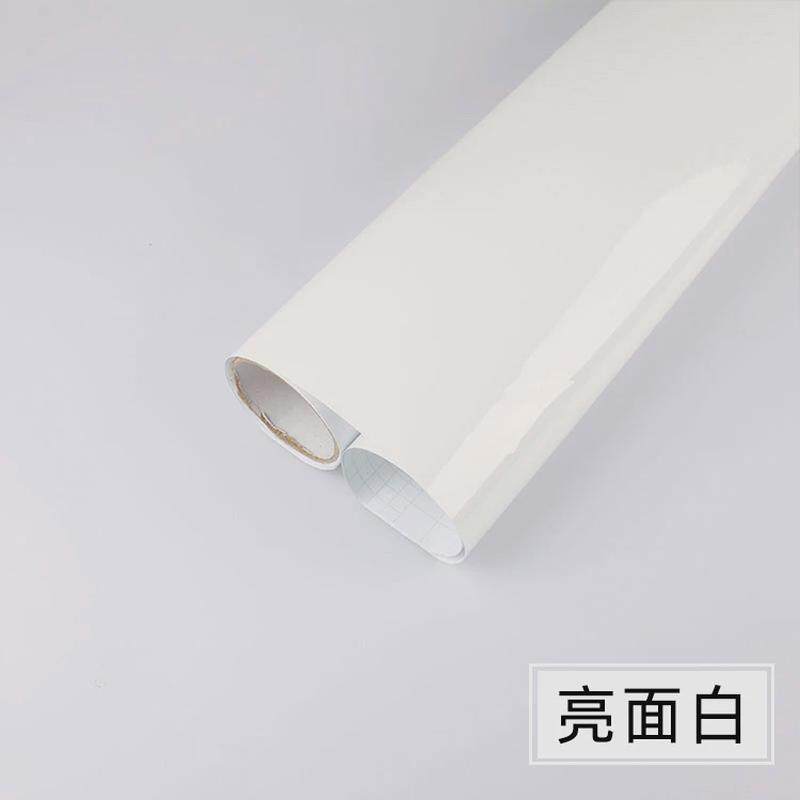 烤漆珠光壁纸自粘PVC贴纸波音软片橱柜衣柜翻新墙纸厨房防油贴
