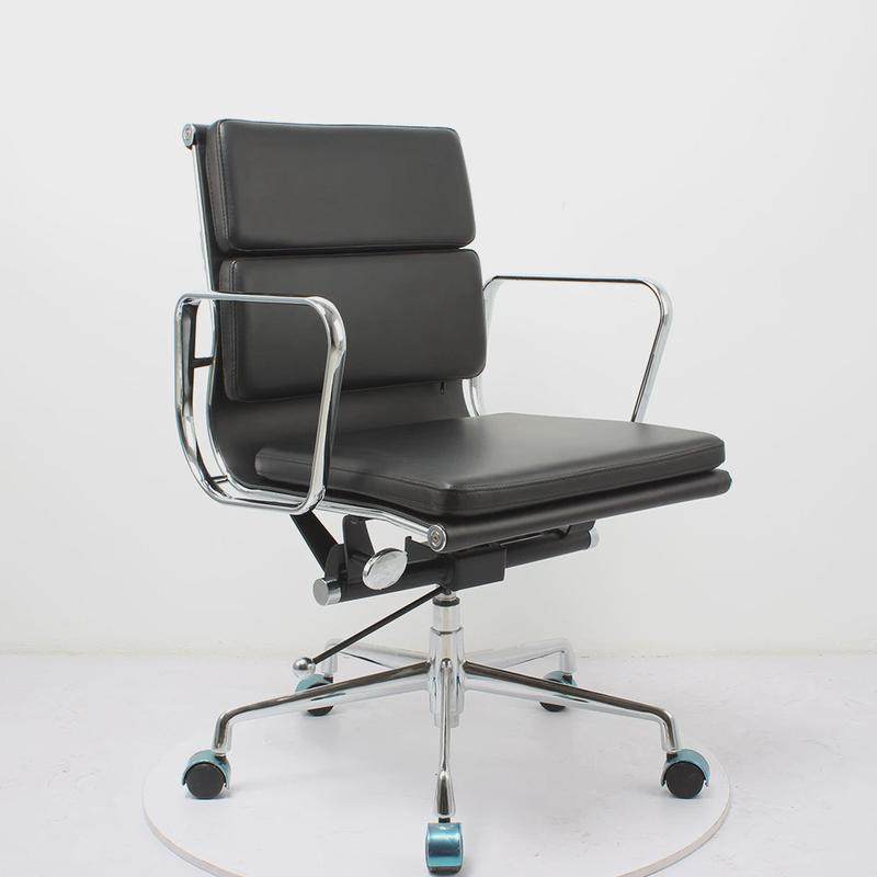 工學久坐不累会客椅子舒适软包护腰椅会议室接待椅办公椅子批发