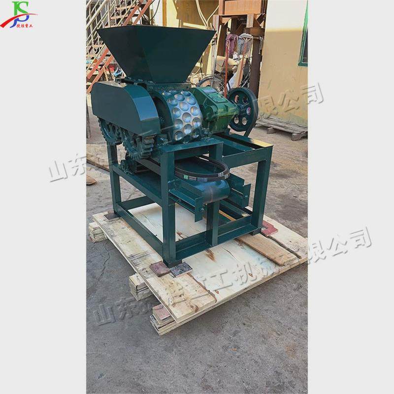全自动煤球造机设备小型家用对辊压球机金属矿粉鹅卵煤球块