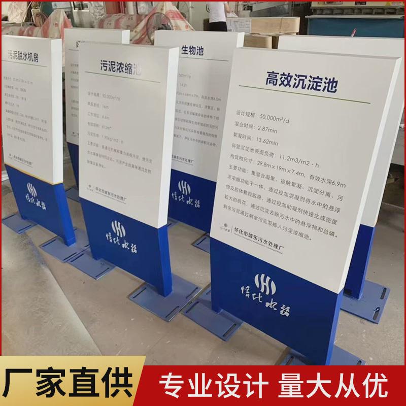 立牌定制户外立牌导向牌不锈钢商场停车场发光指示牌导视牌标识