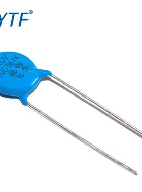压敏电阻1000v10d561k10d-561k中功率高频压敏插10mm直电阻器