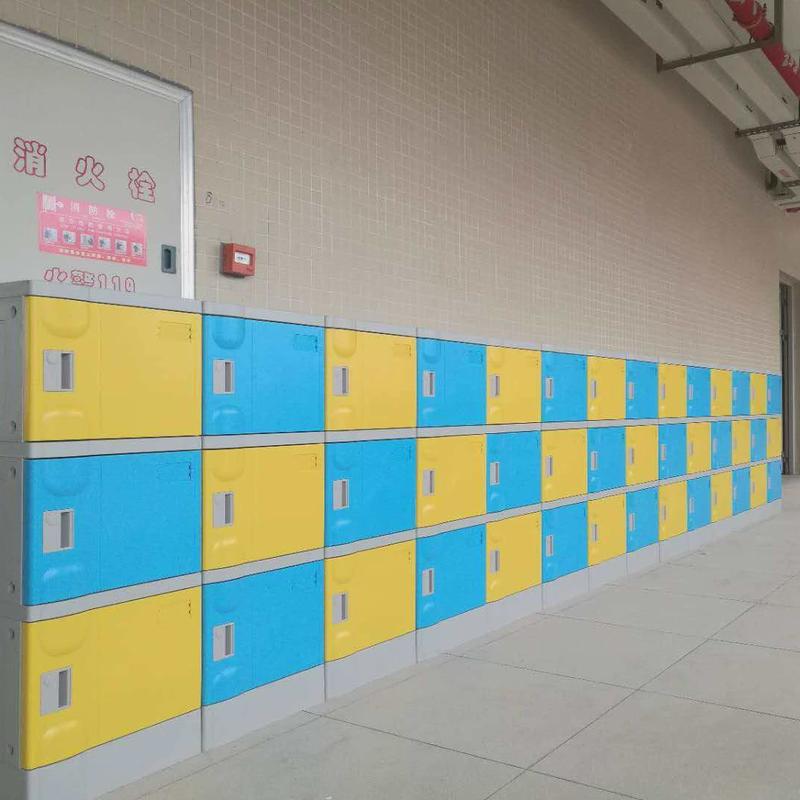 热销学校书包柜塑料储物柜abs教室柜子班级收纳柜中小学生彩色更