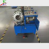 电动金属管材缩管机4kw大棚圆管缩方设备自动胶管油管扣压机