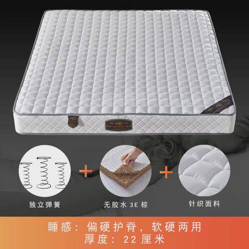 9zrt床垫软垫家用席梦思床垫租房专用1.5米硬床垫1.8m乳胶酒店20