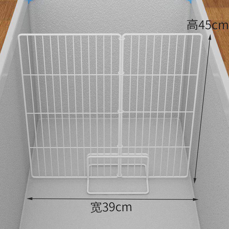 yc*冰柜隔板分隔栏内部隔层架分格网单面加密挡板家用冷柜置物架